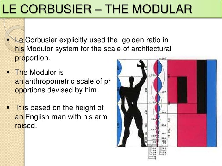 le corbusier modulor theory